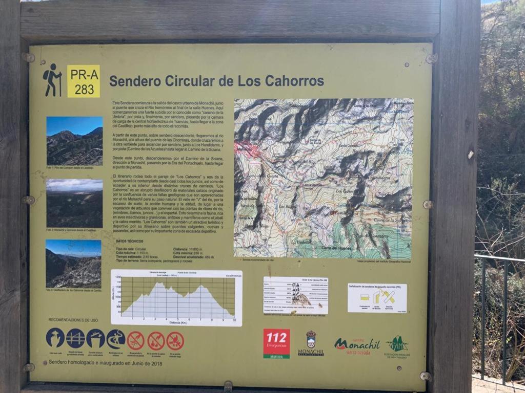 Apartamento Penas Blancas, Junto A Ruta De Los Cahorros, Monachil. Екстериор снимка